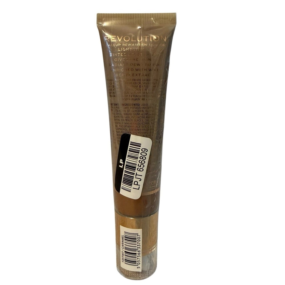 Makeup Revolution SuperDewy Tinted Moisturizer Caramel 55ml, 1.85 Fl oz. New - Picture 4 of 8